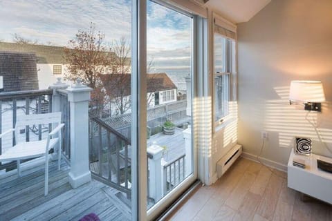 Water views from inside the condo and direct deck access