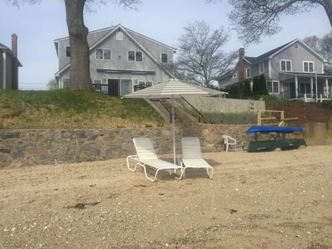 private sandy beach