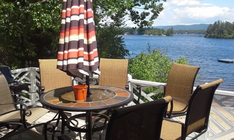 View from the deck located off the dining area of the home