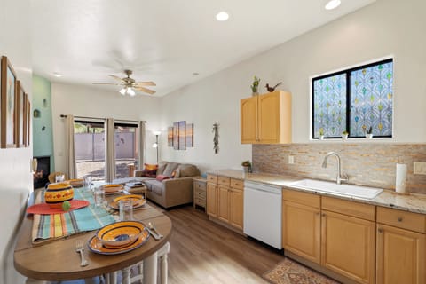 Counter height dining table and 4 stools
Card table and 4 chairs are available