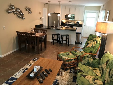 Inside dining area and bar