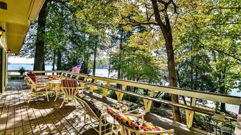 Relax on the deck with the big water views.