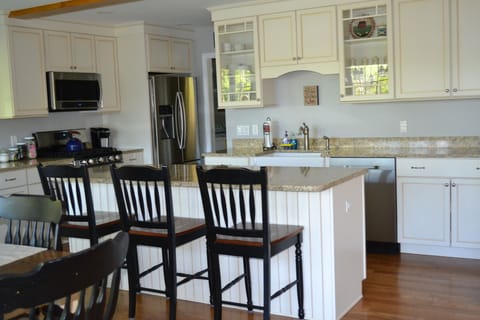 Fully stocked kitchen