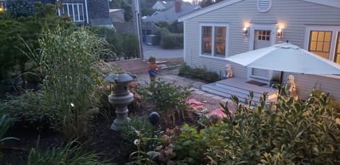 South side of house and garden