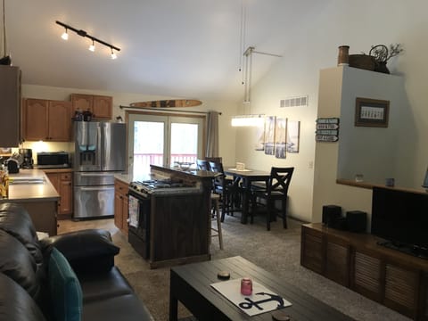 Kitchen and dining area