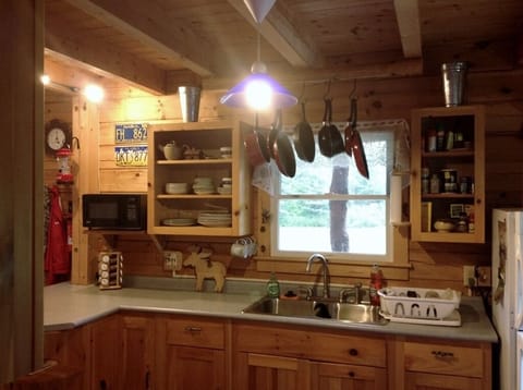 Kitchen - fully stocked for your cooking needs.