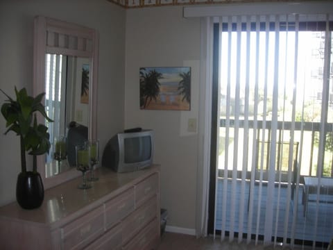 Master bedroom has its own private deck.