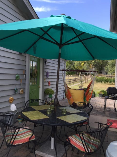 Cottage breezeway patio 