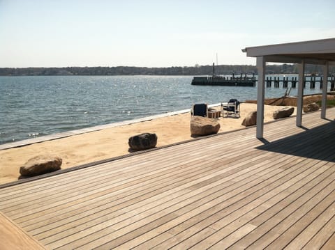 Private Beach with Fire Pit