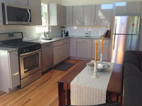 The fold out dining table will seat up to 8 guests