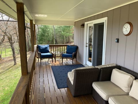 Beautiful views from the deck of Andy's View!