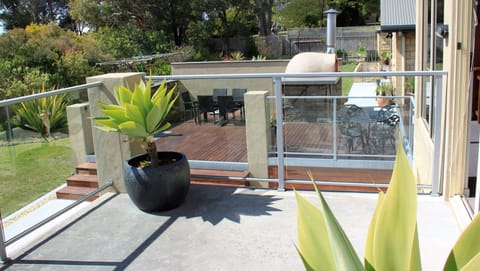 Upper deck, looking down onto alfresco area