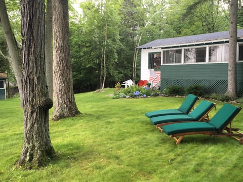 Enjoy comfy lounge chairs in the sun or shade