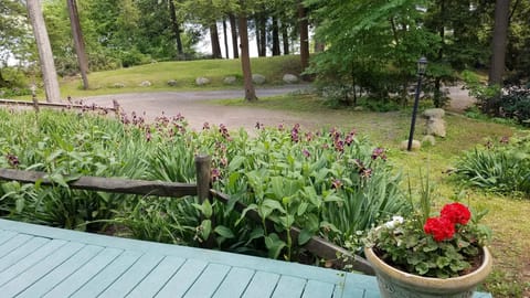 The Tuttle House deck looking East towards The Tuttle House dock