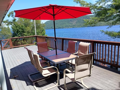 View from the rear deck