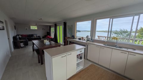 Kitchen looking towards dining & lounge areas