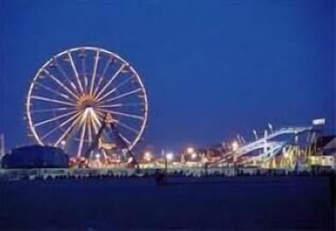 Ocean City's famous boardwalk pier area
