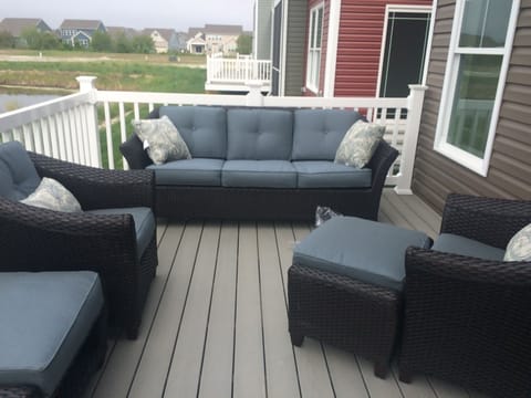 New Patio Furniture (cocktail table not shown)