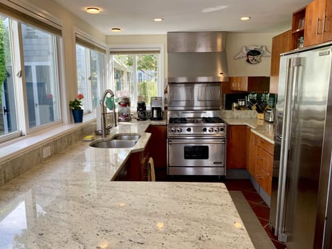 Gourmet kitchen with stone counters