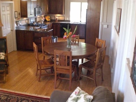 Dining room table that seats six