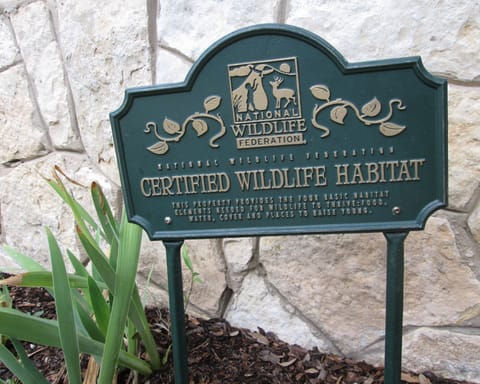 Our seven-acre property has been designated a certified wildlife habitat.
