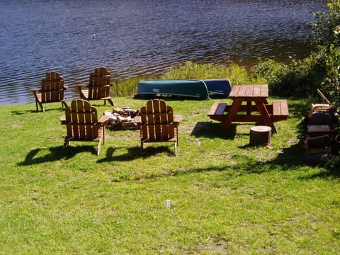 Outside burn pit on your private beach