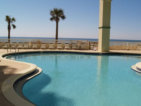 Gulf side swimming pool