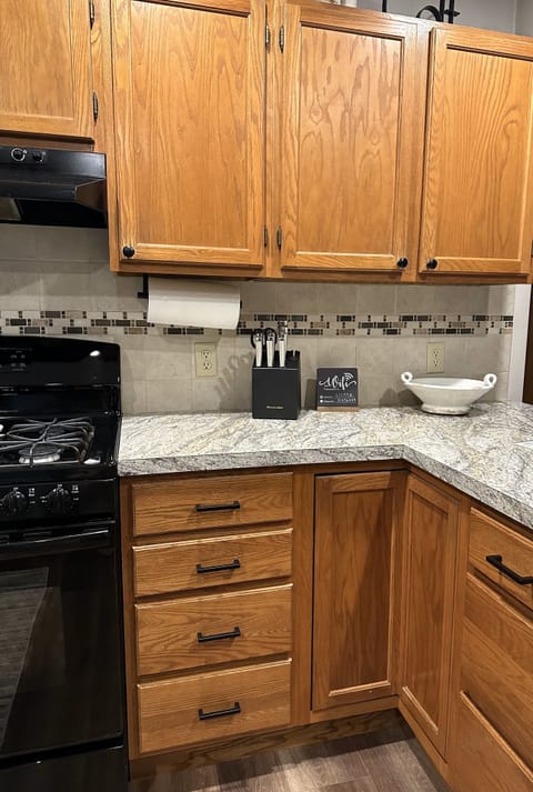 Recently updated kitchen.