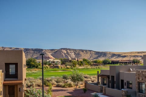 Patio View - Across the street from the Golf Course with beautiful mountain views.