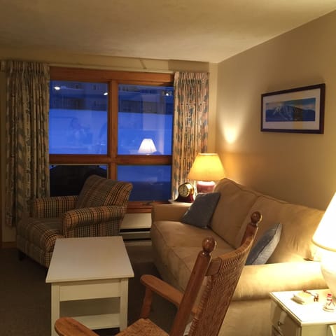 Living Room with View of Mountain