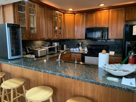 Very well equipped kitchen