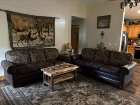Spacious open concept living room, great for family dinners and entertainment!