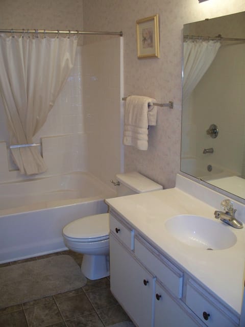 Master Bathroom  with tub and shower