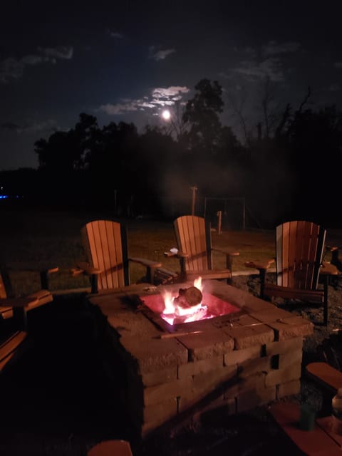 Night out with a full moon