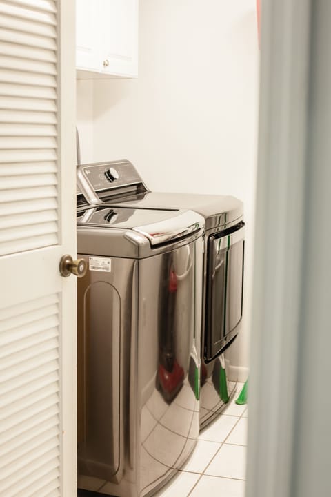 New washer and dryer