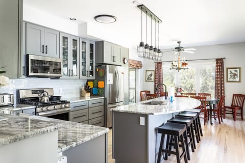 Kitchen renovated in 2021.  New major appliances