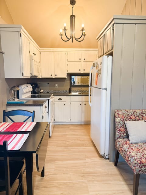 Kitchen and small dining area