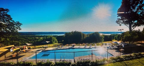 Outdoor pool at Summit's Lakeview Hotel