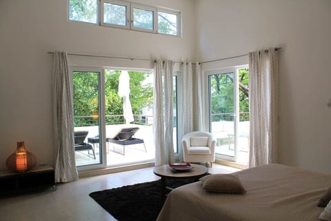 Master bedroom and terrace