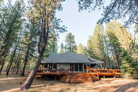 View of the back deck