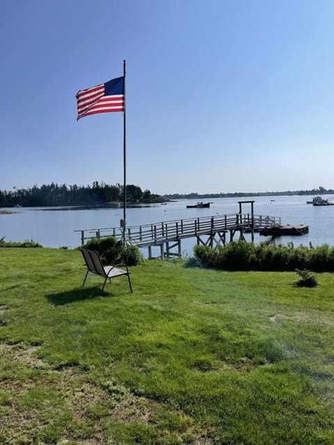 Waterfront view awaiting guests