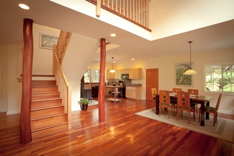 Stairs leading to the second floor.