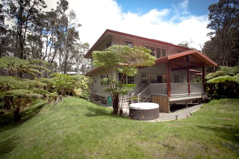 View of Hale Apapane from the yard.