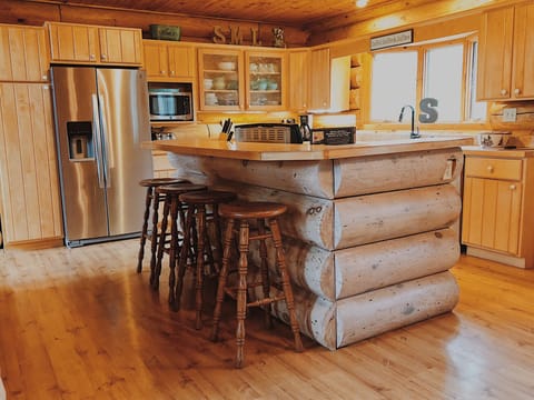 Extra seating at the bar!