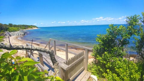 Your private staircase to private beach!