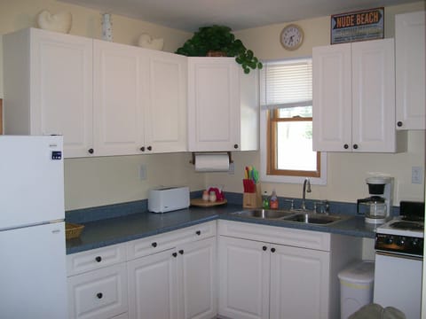So -- this is the BEFORE -- 
Huge Difference -- Kitchen is ready for your stay!! 