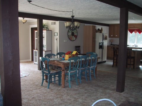 View fr just inside entry door. Living rm to left. Bath rm is door past bookcase
