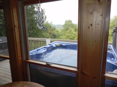 View from breakfast table