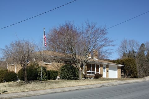 front view of our house