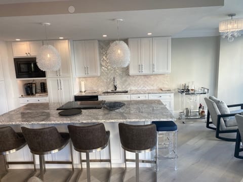 beautiful kitchen with large island